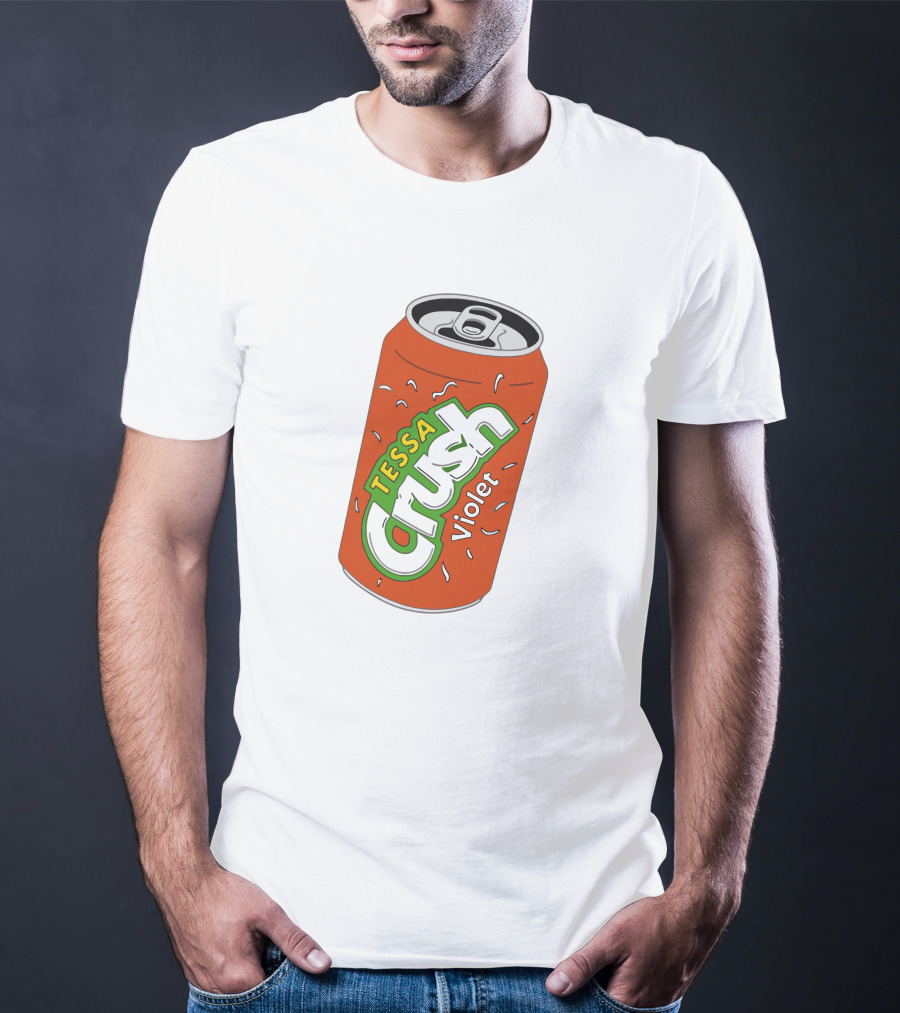 Tessa Violet Crush Soda Can T-Shirt