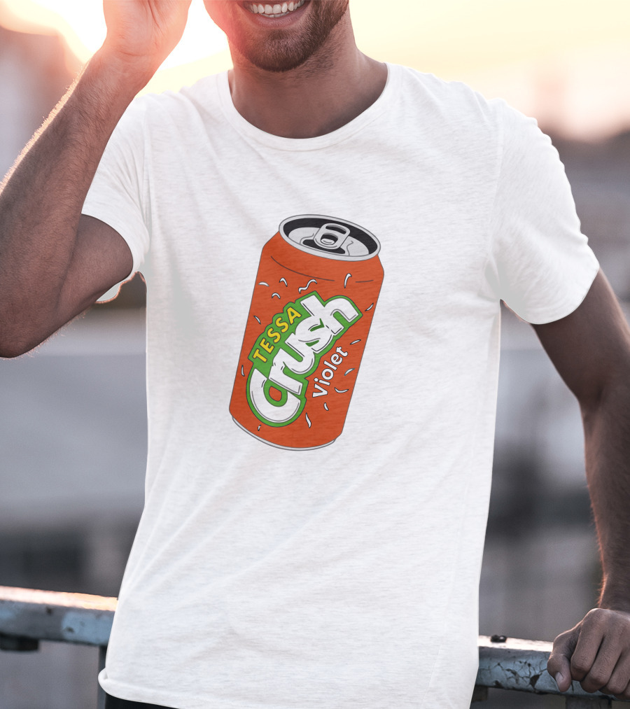 Tessa Violet Crush Soda Can T-Shirt