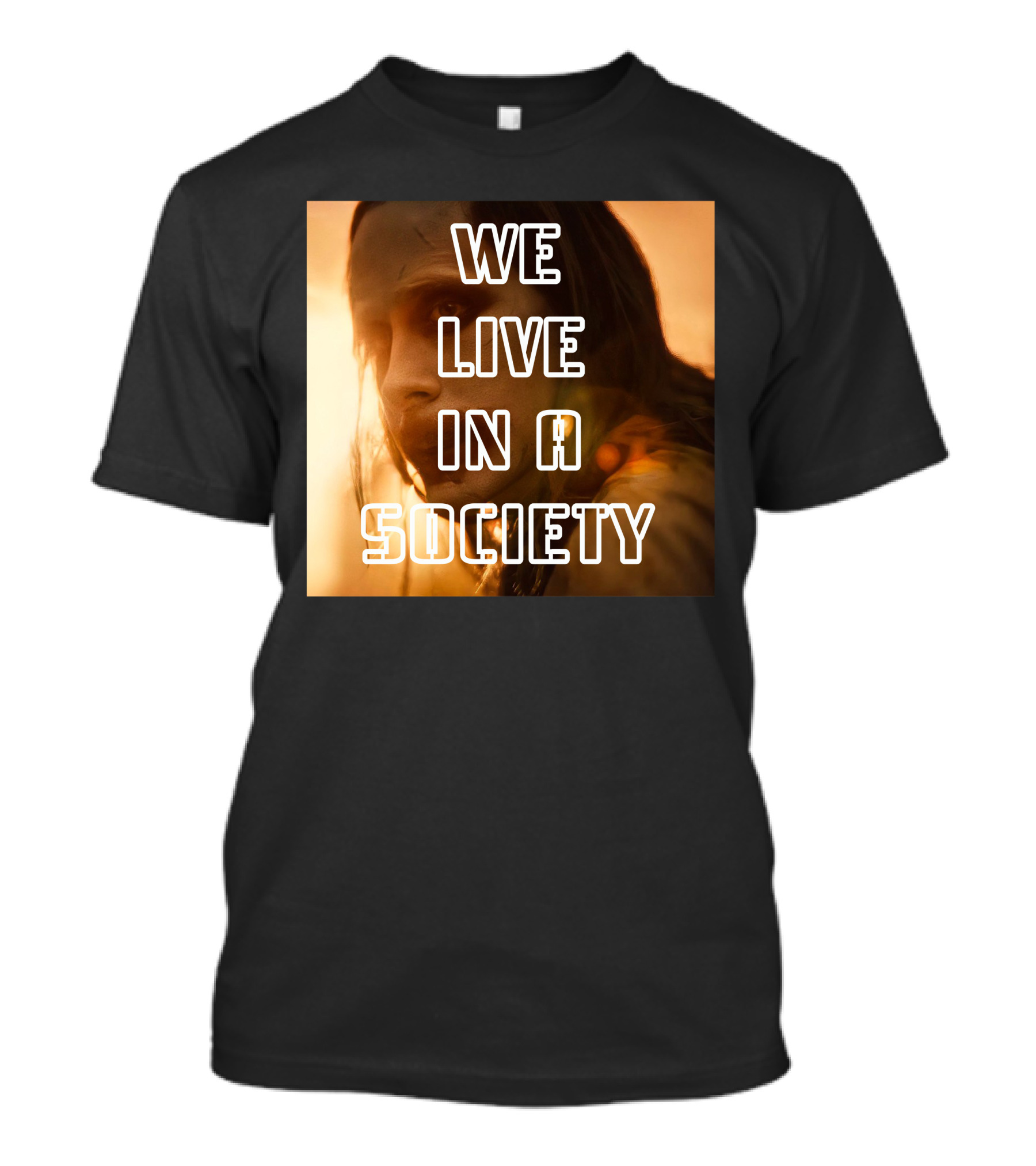 We Live In A Society Urban Reflection T-Shirt