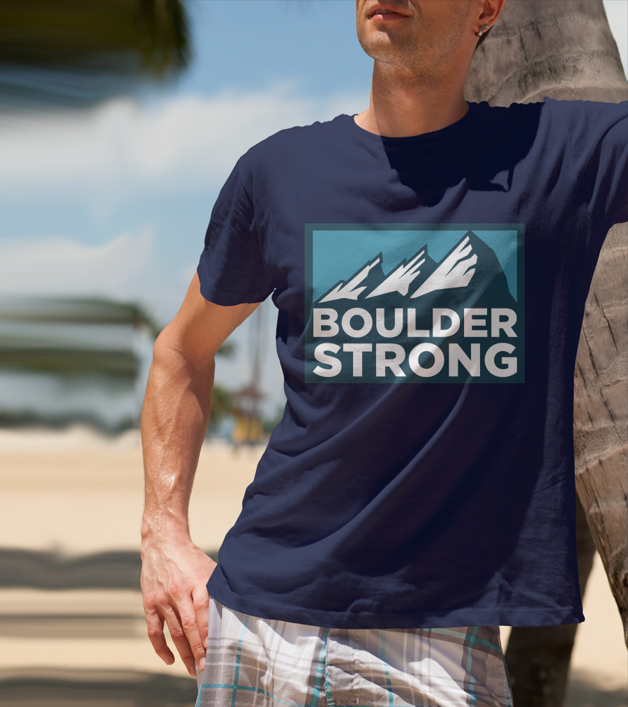 Boulder Strong Mountain Peaks T-Shirt