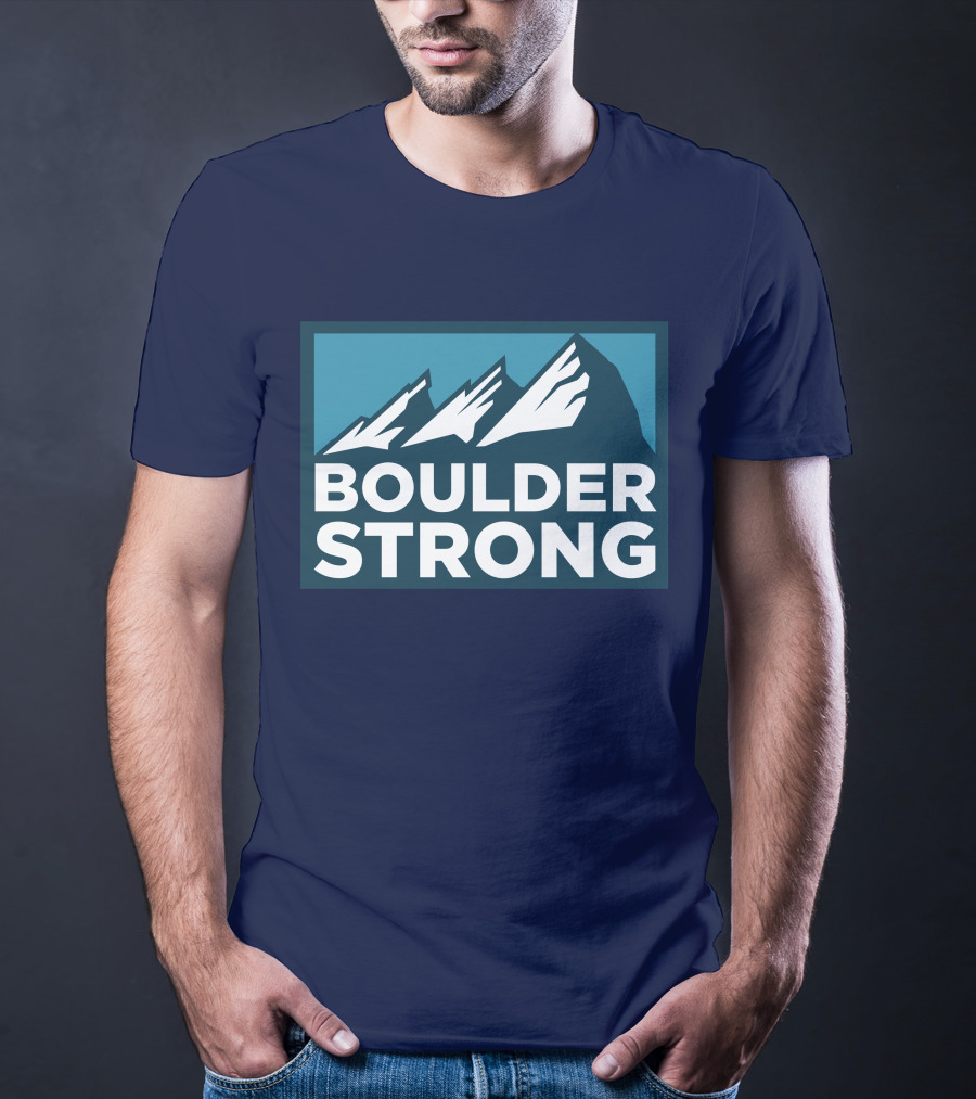 Boulder Strong Mountain Peaks T-Shirt
