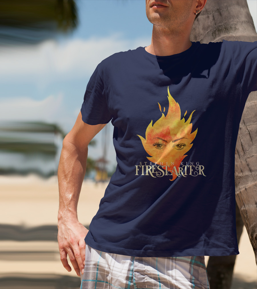 Stephen King Firestarter Fiery Eyes T-Shirt