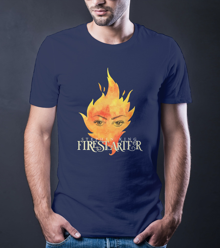 Stephen King Firestarter Fiery Eyes T-Shirt