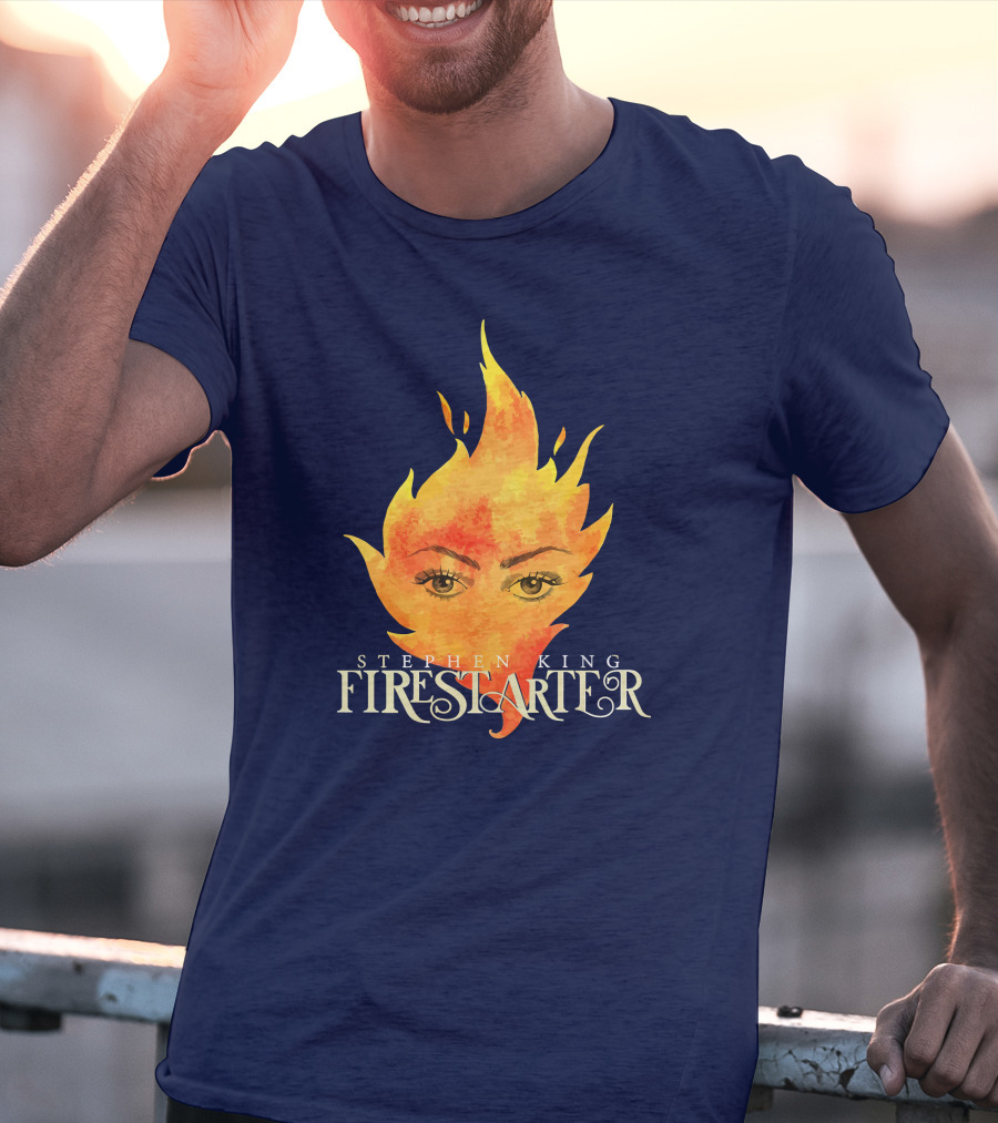 Stephen King Firestarter Fiery Eyes T-Shirt