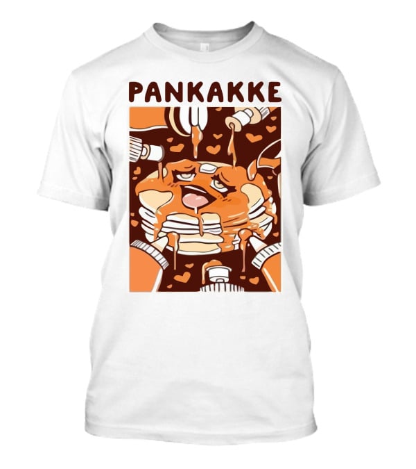 Pankakke Melting Pancake Heart Candies Syrup Bottles T-Shirt