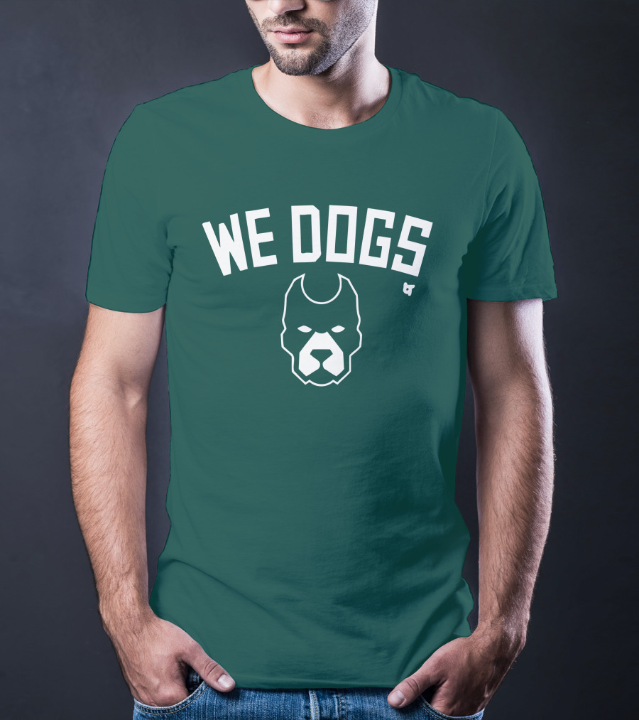 We Dogs Bull Dog Face T-Shirt