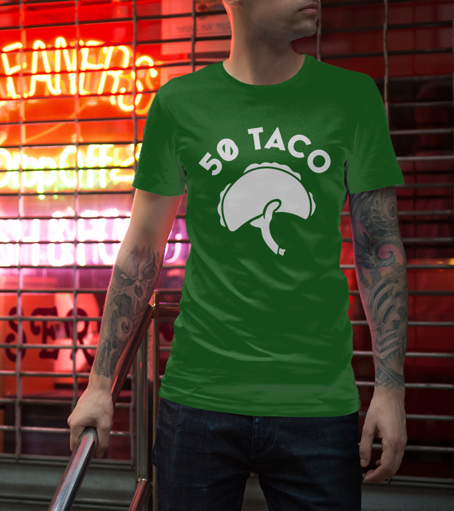 Jayson 50 TACO Funny Basketball T-Shirt
