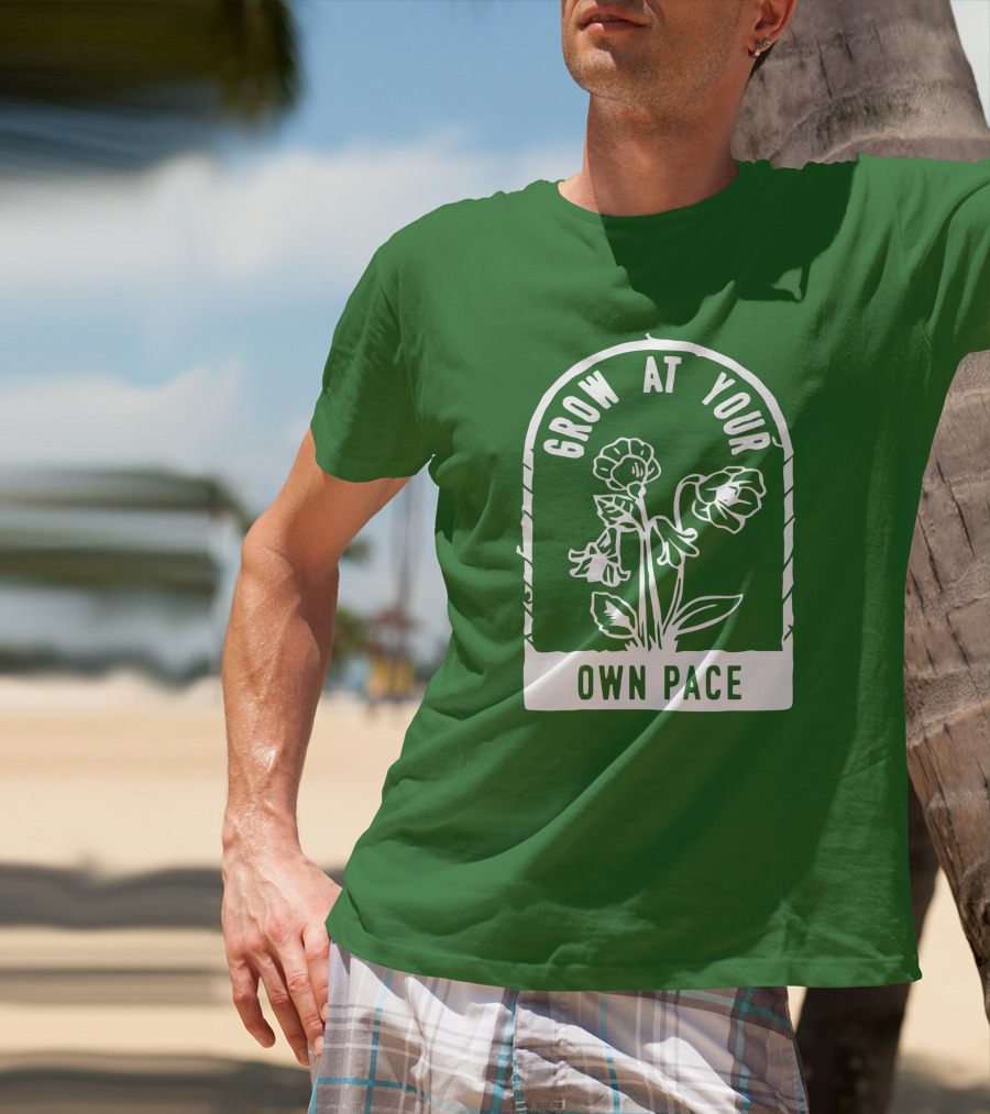 Grow At Your Own Pace Botanical Archway T-Shirt