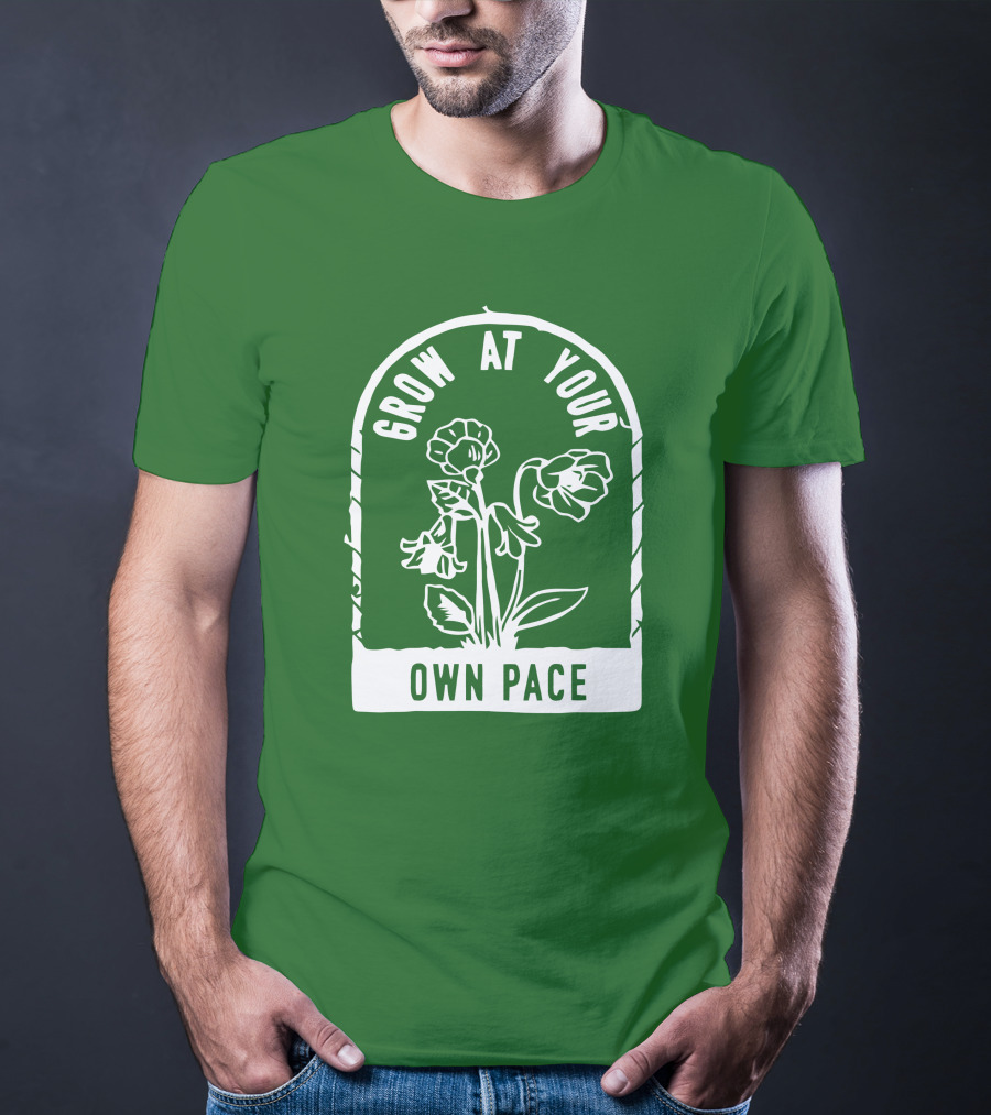 Grow At Your Own Pace Botanical Archway T-Shirt
