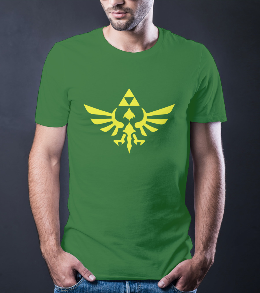 The Legend Of Zelda Hylian Crest Isohel Green T-Shirt