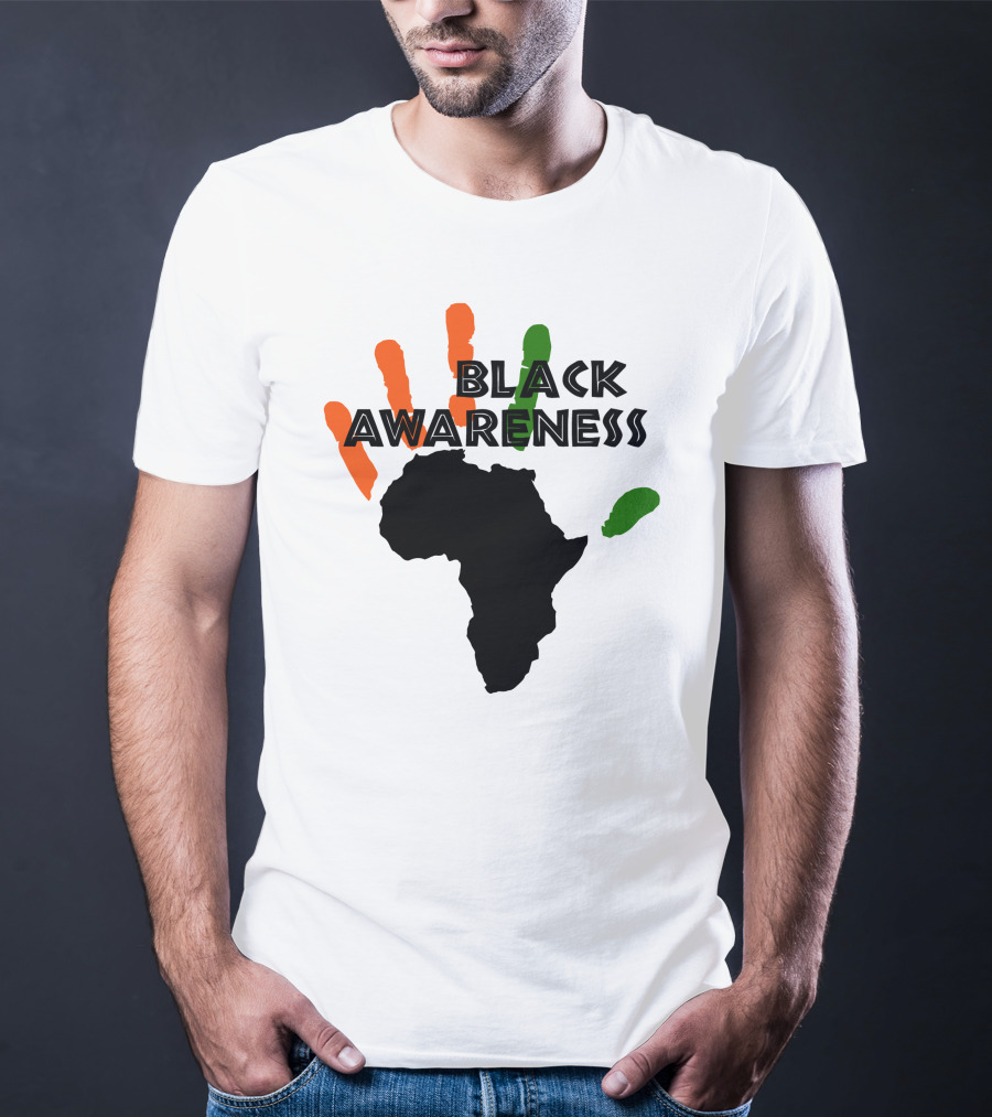 BLACK AWARENESS AFRICA HANDPRINT T-Shirt