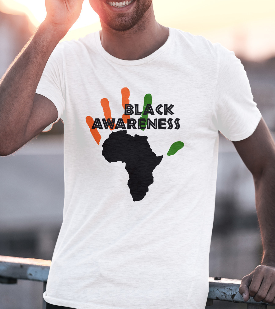 BLACK AWARENESS AFRICA HANDPRINT T-Shirt