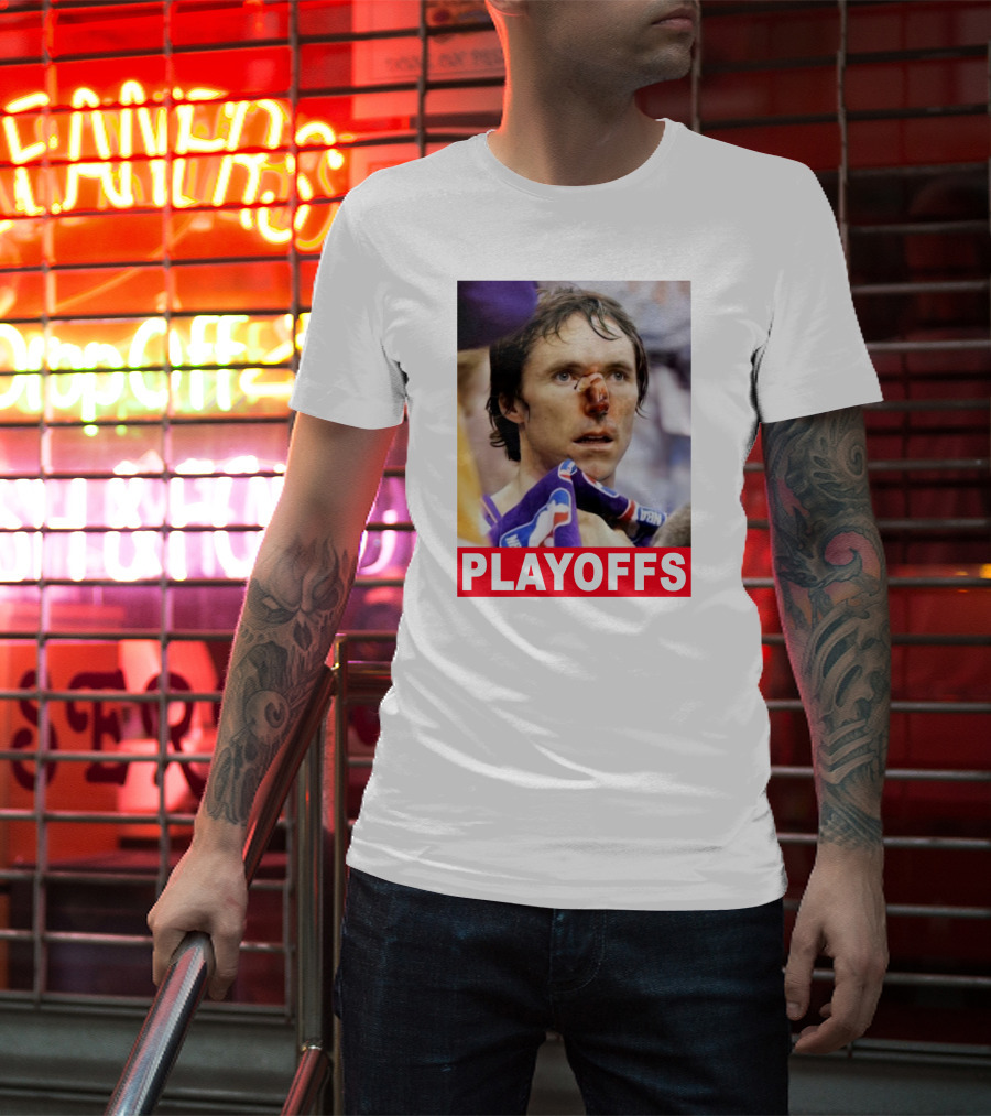 Steve Nash Playoffs Broken Nose T-Shirt