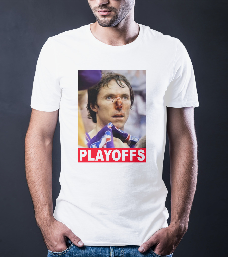 Steve Nash Playoffs Broken Nose T-Shirt