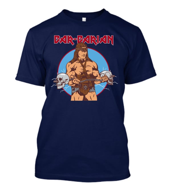 Bar Barbarian Skull Lifter T-Shirt