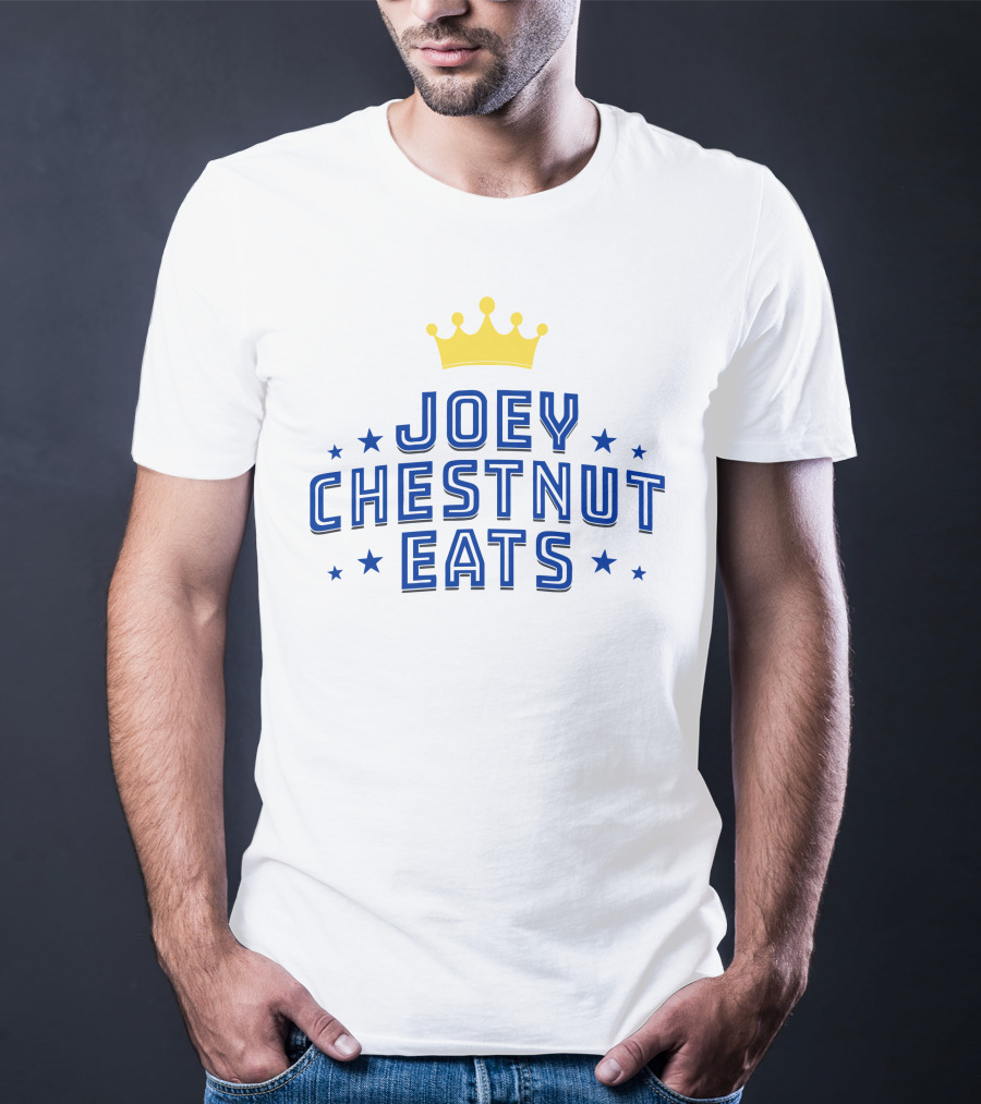Joey Chestnut Eats Crown Stars T-Shirt