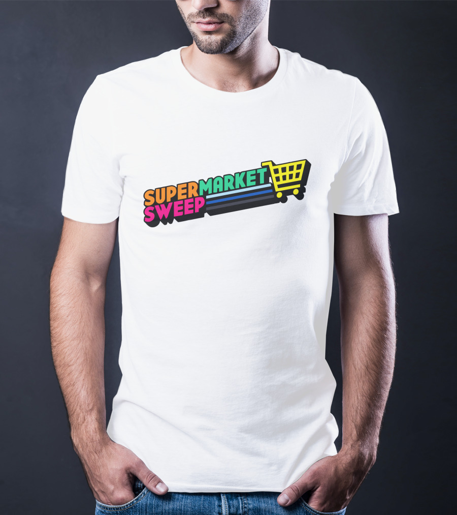 Supermarket Sweep Retro Shopping Cart T-Shirt