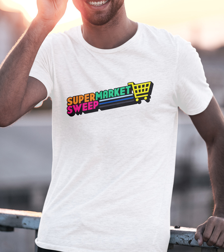 Supermarket Sweep Retro Shopping Cart T-Shirt