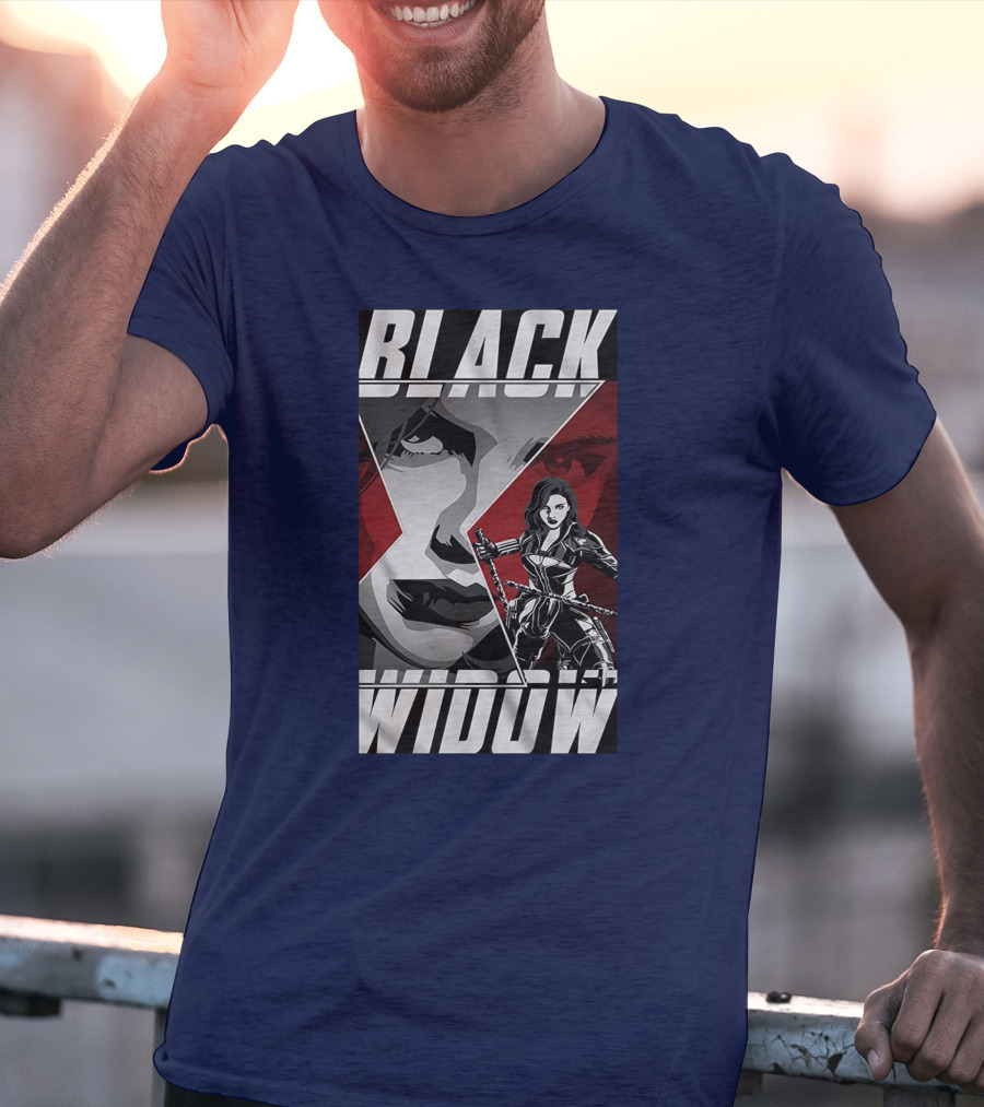 Black Widow Marvel Cinematic Heroine Dynamic T-Shirt