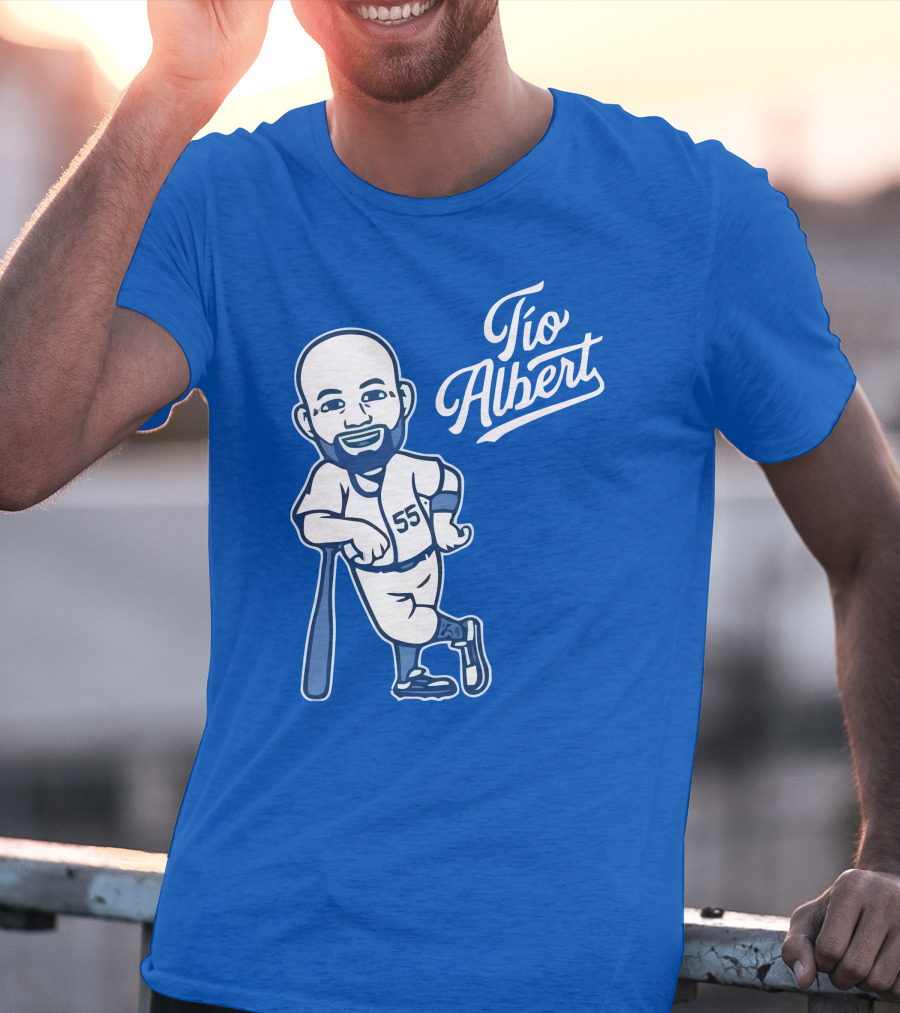 Tio Albert 55 Albert Pujols Los Angeles Dodgers T-Shirt