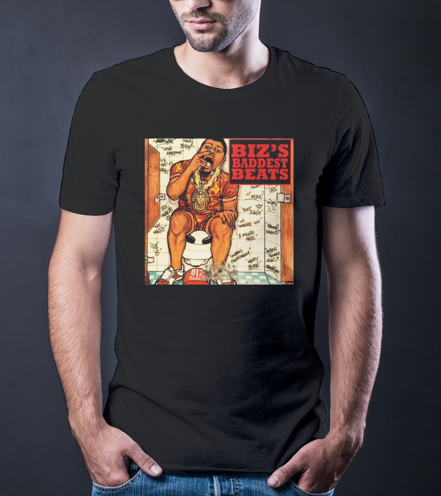 Biz's Baddest Beats Biz Markie Bathroom Graffiti T-Shirt