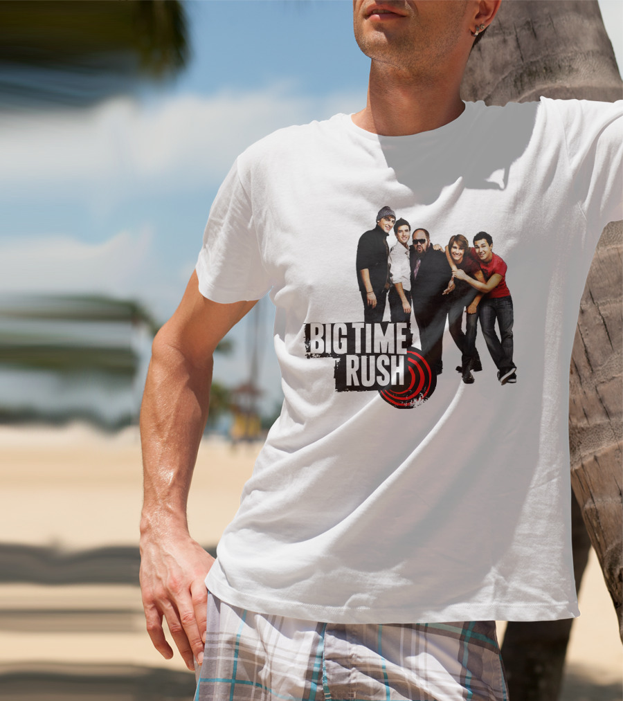 Big Time Rush Band Group Photo Merch T-Shirt