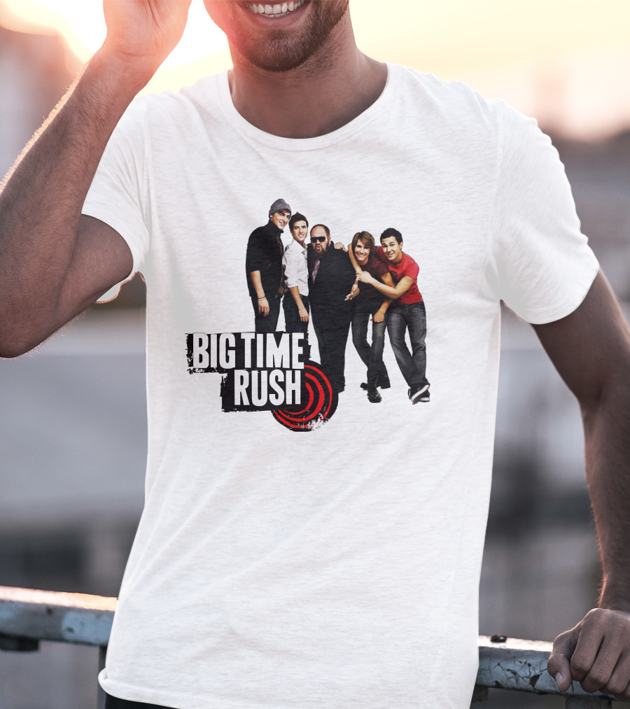 Big Time Rush Band Group Photo Merch T-Shirt