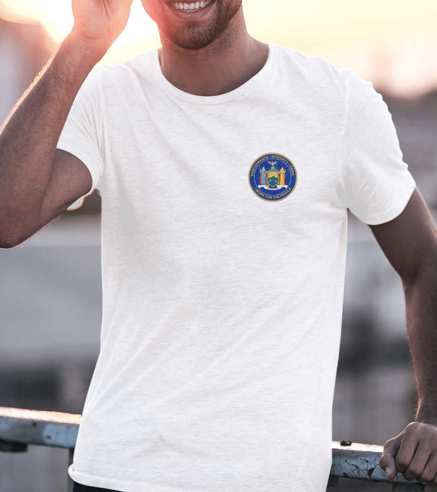 Cuomo Polo New York State Seal Leadership Service Integrity Courage Honor T-Shirt