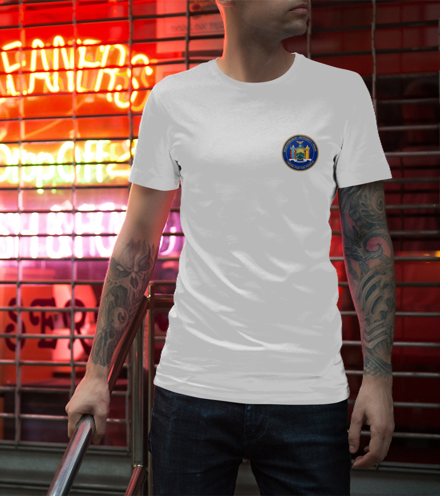 New York State Excelsior Governor Seal Badge T-Shirt