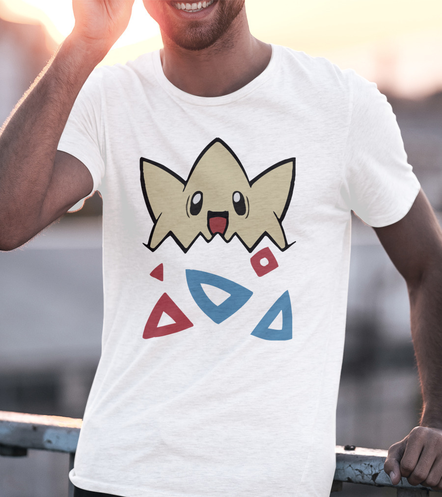 Togepi Pokemon Shop Triangles And Shapes T-Shirt