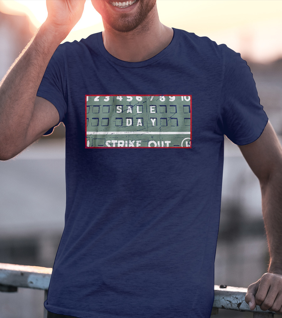 Boston Red Sox Chris Sale Strike Out Sale Day T-Shirt