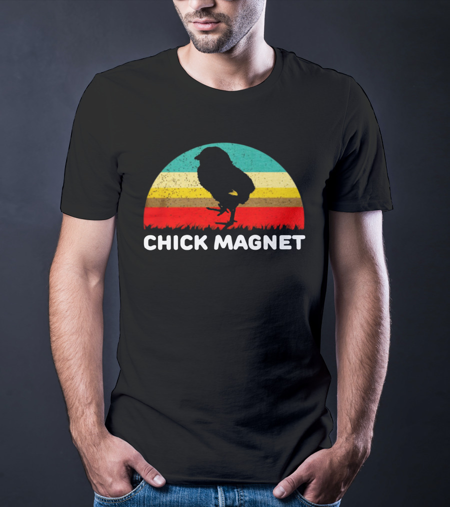 Kenny Omega Chick Magnet Retro Sunset T-Shirt
