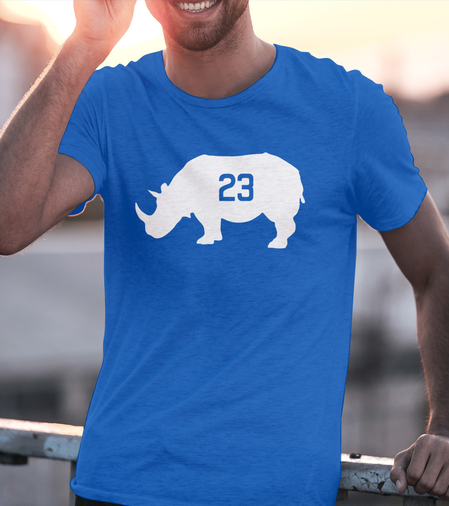 The Ryno 23 Obvious White Rhino T-Shirt