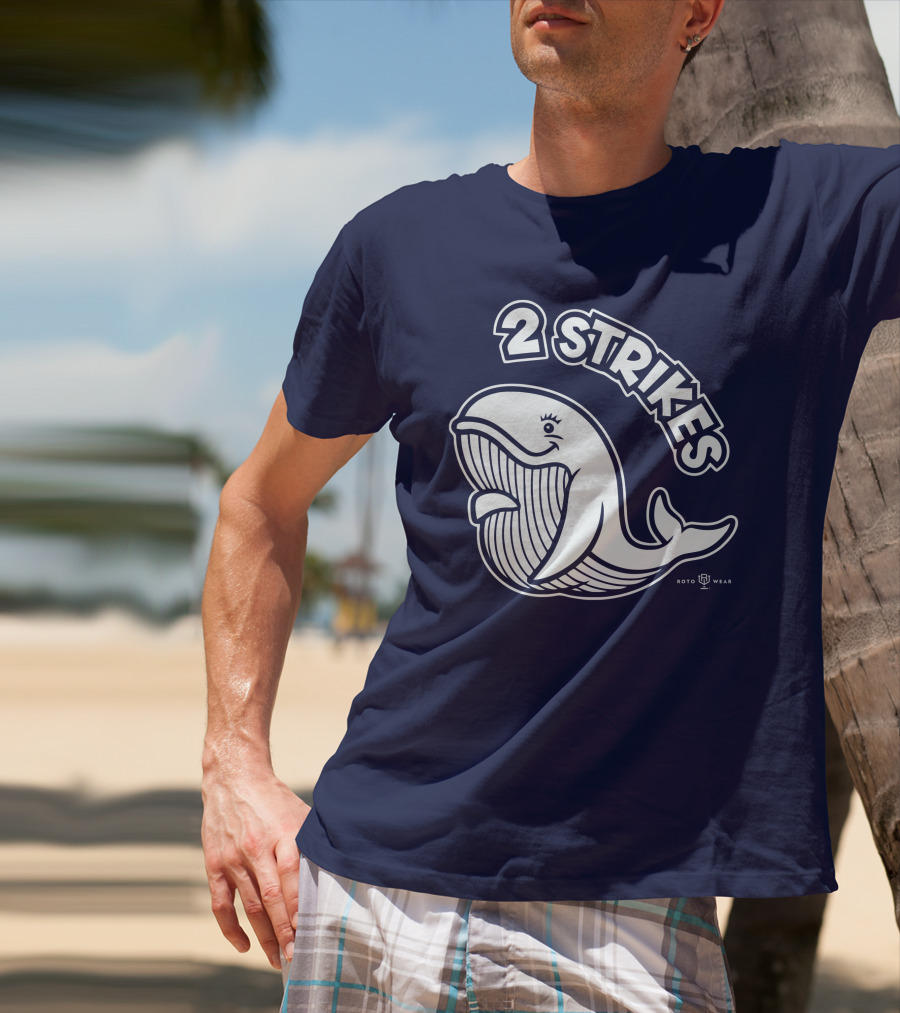 2 Strikes Roto Wear Whale T-Shirt