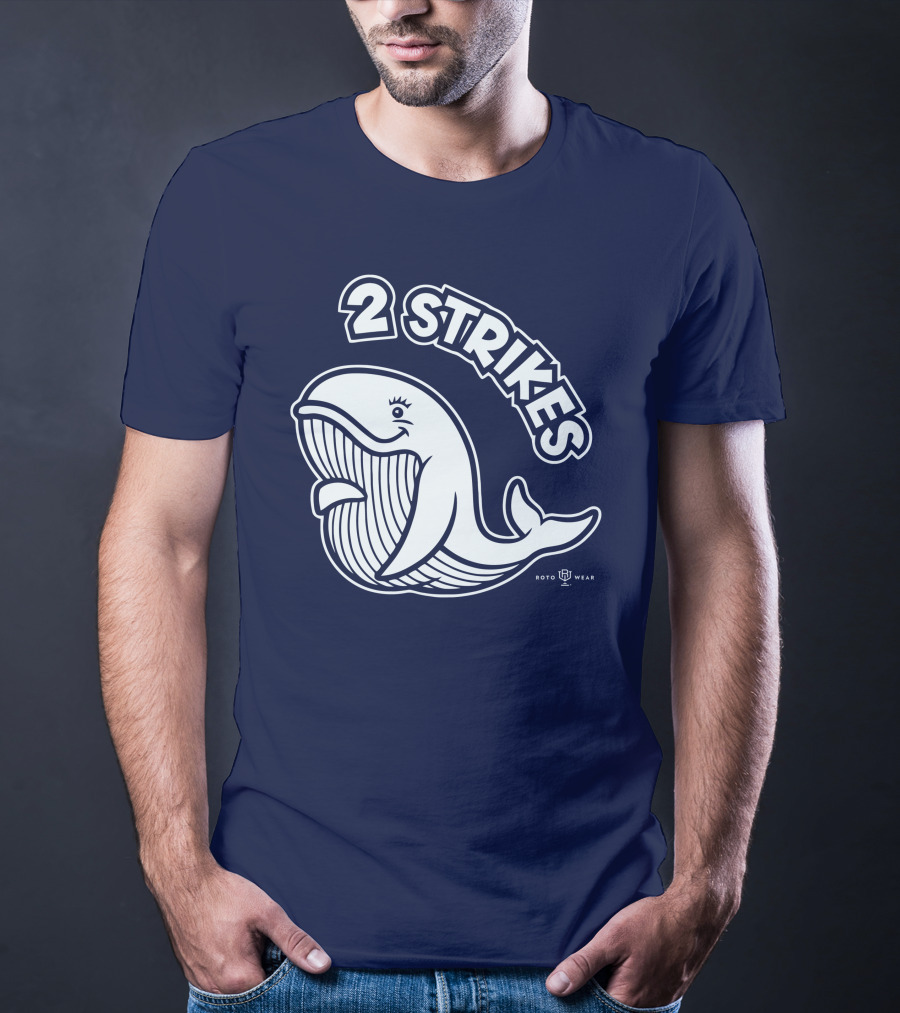 2 Strikes Roto Wear Whale T-Shirt