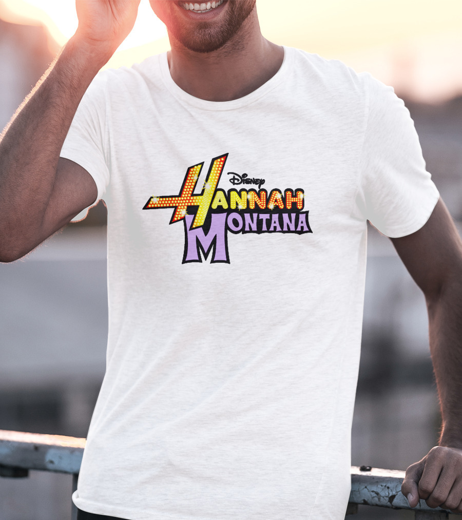 Disney Hannah Montana Logo Miley Cyrus T-Shirt