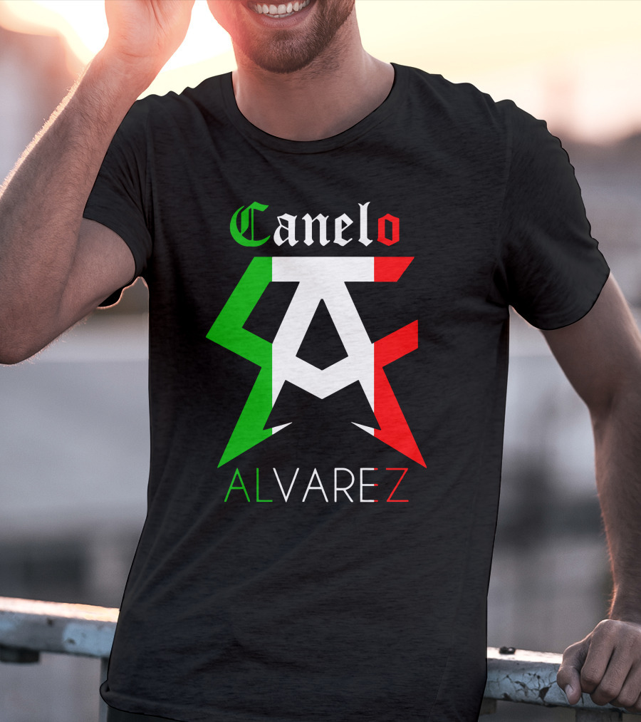 Canelo Alvarez Mexican Flag Colors CA T-Shirt