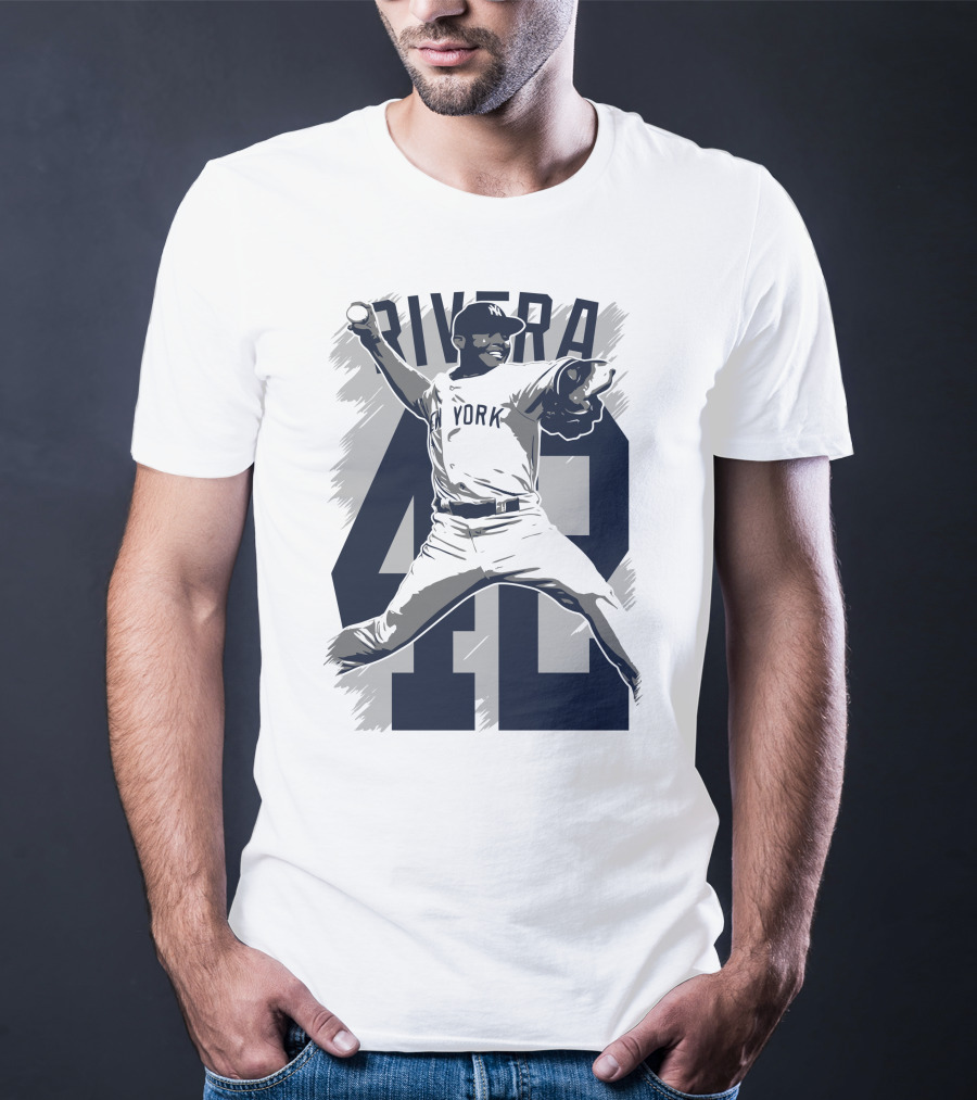 Rivera 42 New York Yankees Baseball Legend T-Shirt
