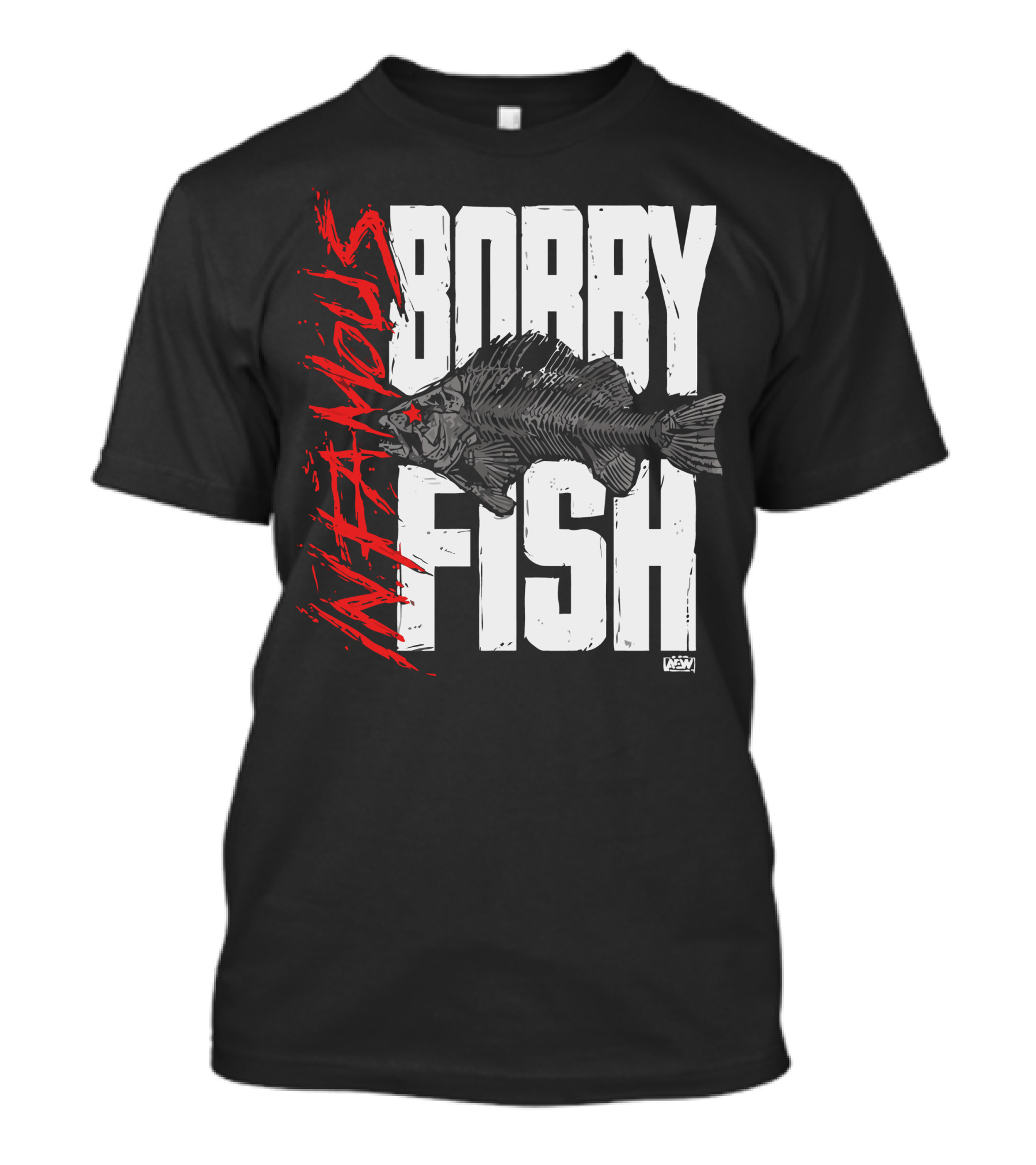Bobby Fish Infamous AEW Red Star T-Shirt