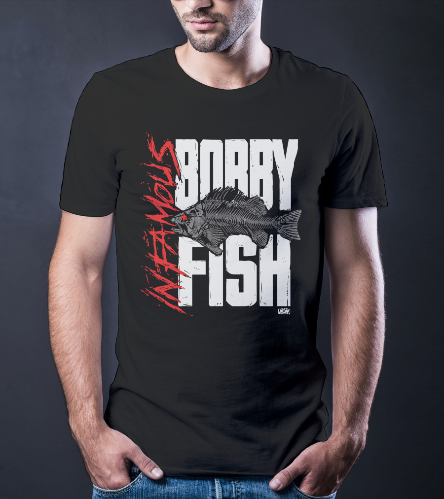 Bobby Fish Infamous AEW Red Star T-Shirt
