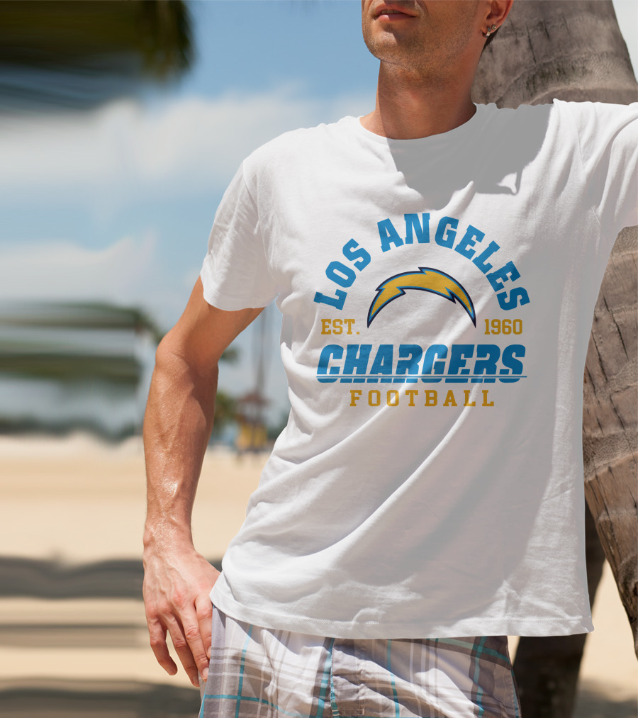 Los Angeles Chargers Est. 1960 Football T-Shirt