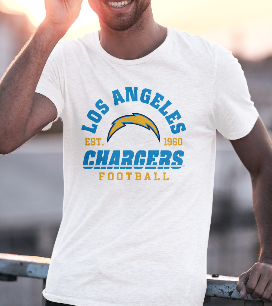 Los Angeles Chargers Est. 1960 Football T-Shirt