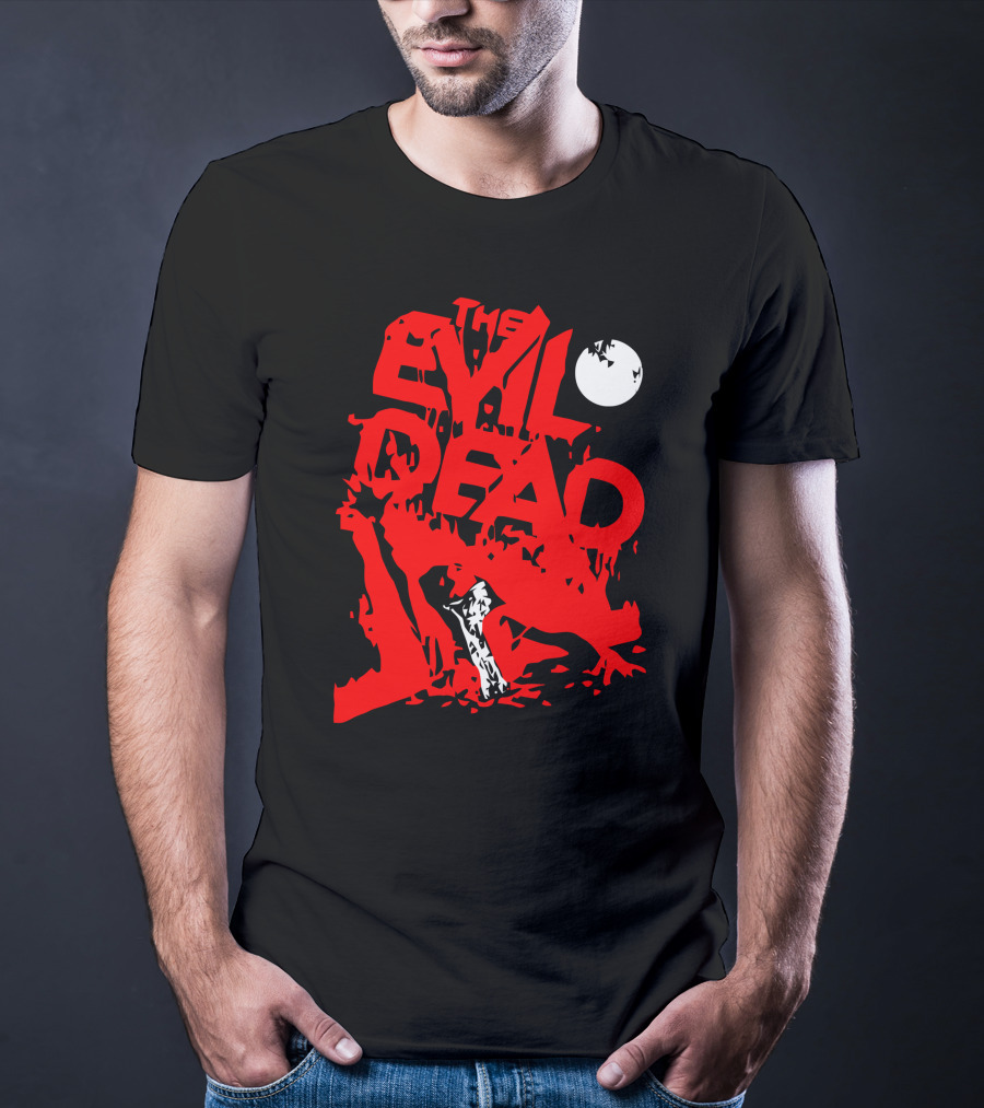 The Evil Dead Red Axe Moon T-Shirt