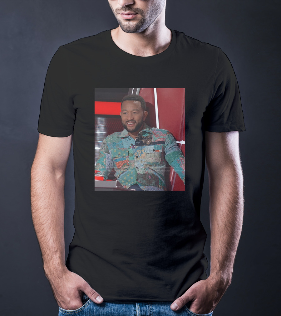 John Legend Patchwork Style On The Voice T-Shirt