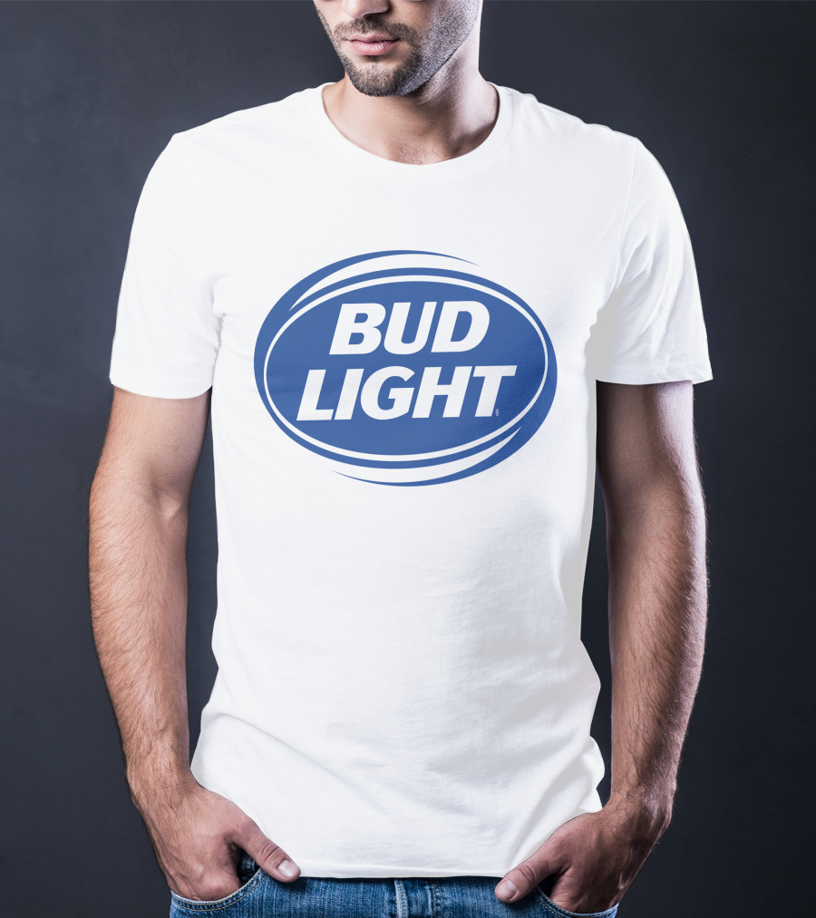Bud Light Classic Blue Oval T-Shirt