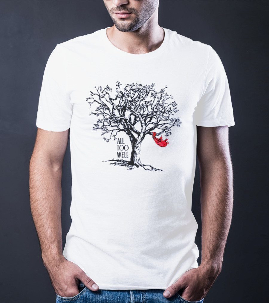 Taylor Swift All Too Well Tree With Red Scarf T-Shirt