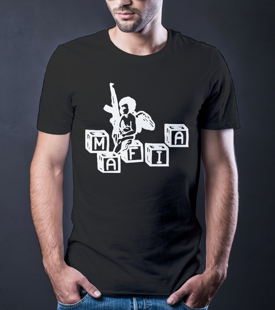 Kai Cenat Mafia Cherub Blocks T-Shirt