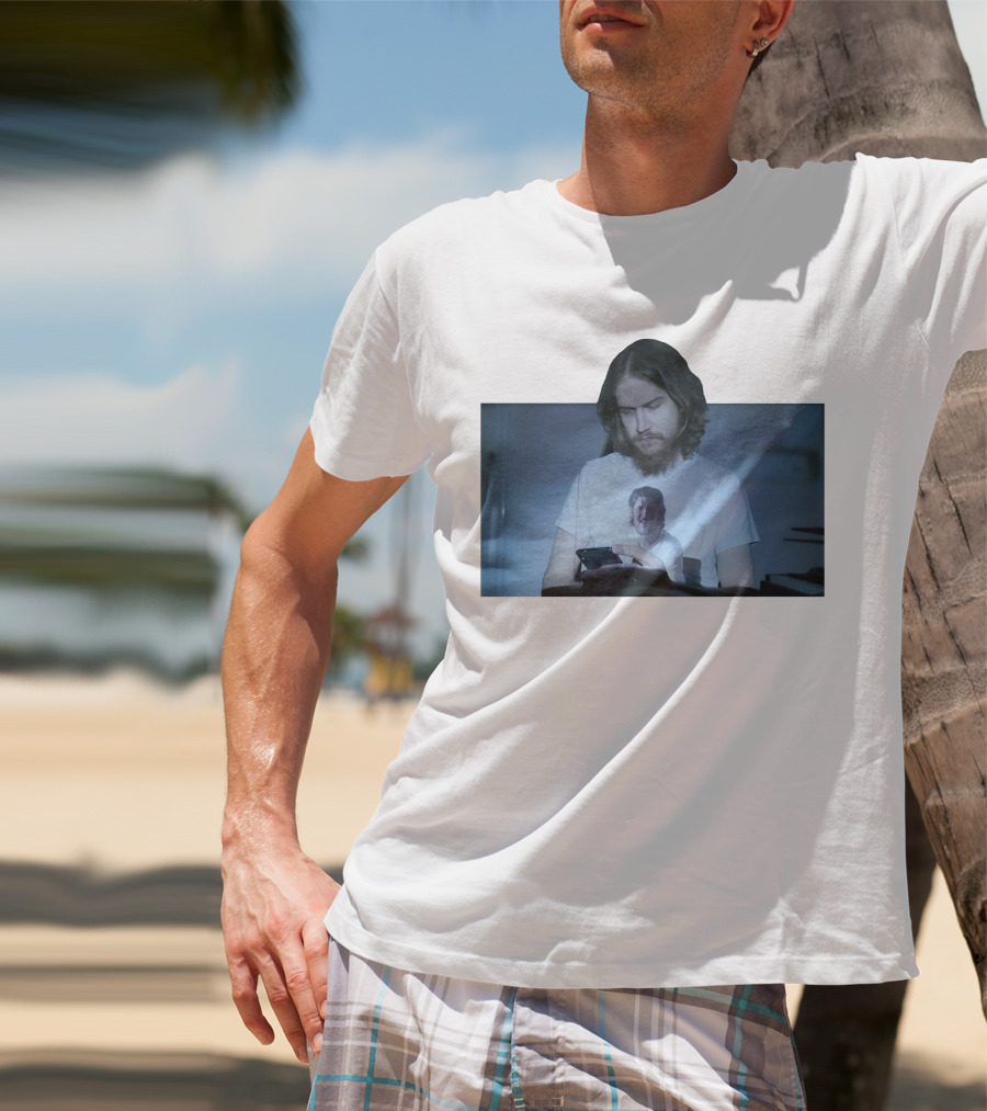 Projection Bo Burnhams White Shirt Digital Illumination T-Shirt