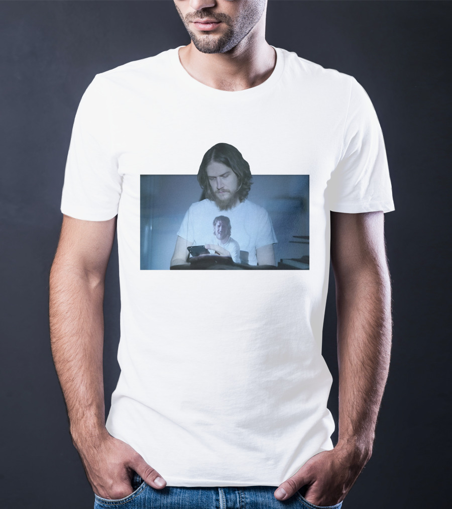 Projection Bo Burnhams White Shirt Digital Illumination T-Shirt