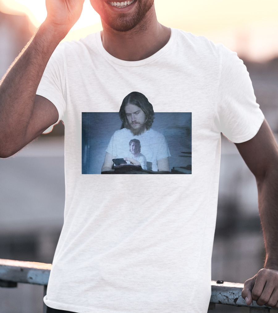 Projection Bo Burnhams White Shirt Digital Illumination T-Shirt